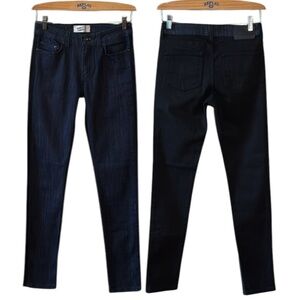 Naked & Famous Denim Women’s Two Tone Blue and Black The Skinny Jean Size 28
